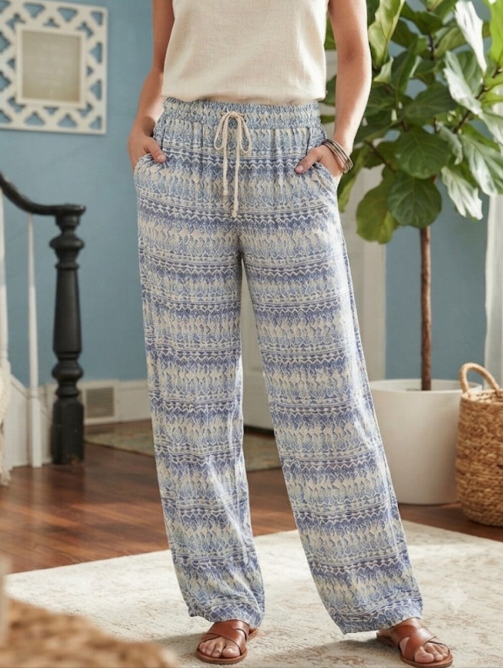 Rewash American Original Boho Pants With Pockets
